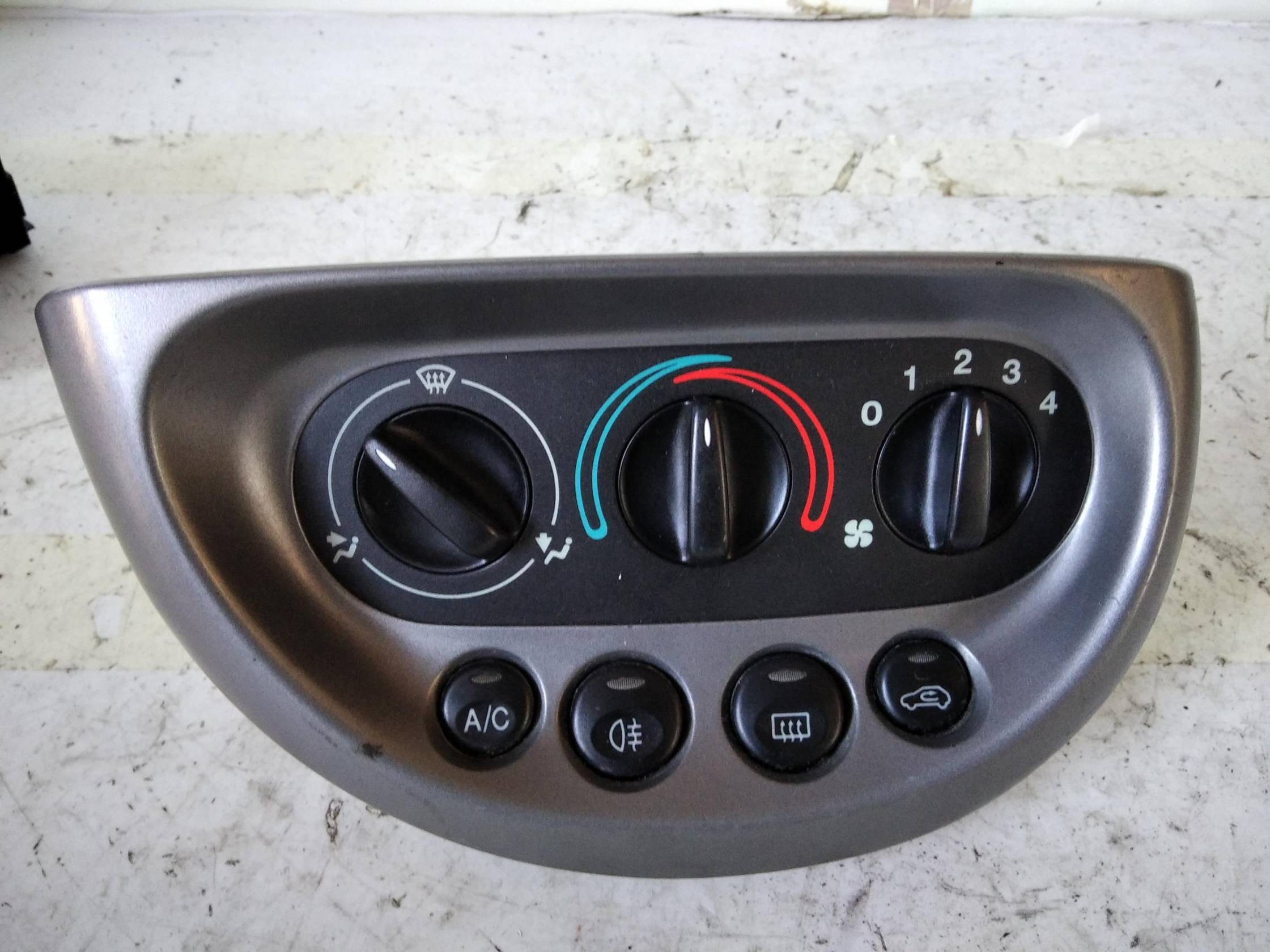 Blocco comando climatizzazione